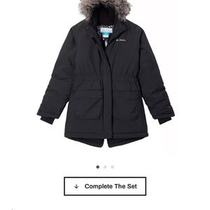 Columbia Girls Black Insulated Jacket
